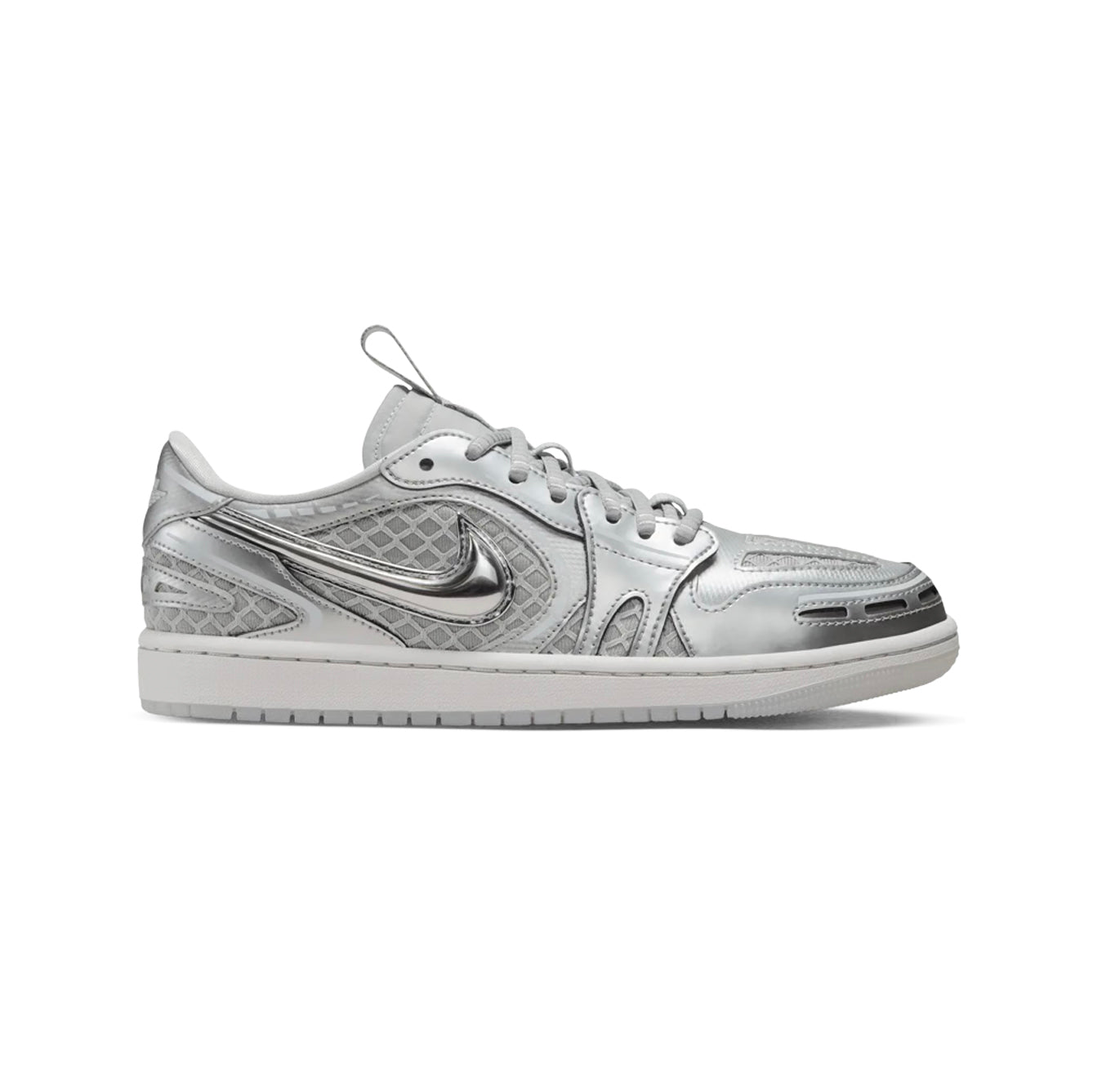 石けん Air Jordan 1 Low Stealth Gray Sneaker, Size 7Y / 8.5W BNIB