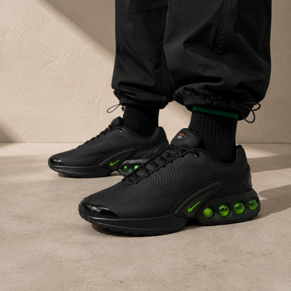 Nike Air Max Dn Black Green Strike