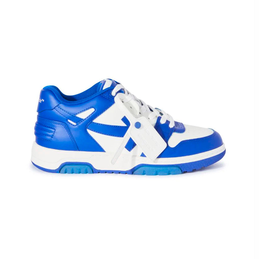 Off-White Out Of Office Leather White and Blue – Ar Store