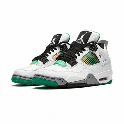 Air Jordan 4 Retro Lucid Green Rasta