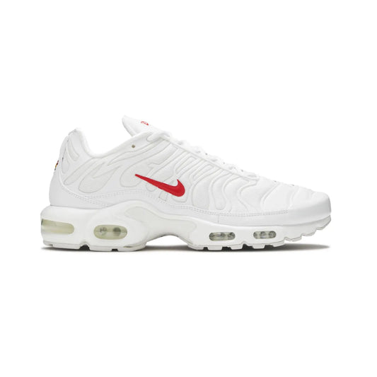 Nike Air Max Plus x Supreme White Speed Red