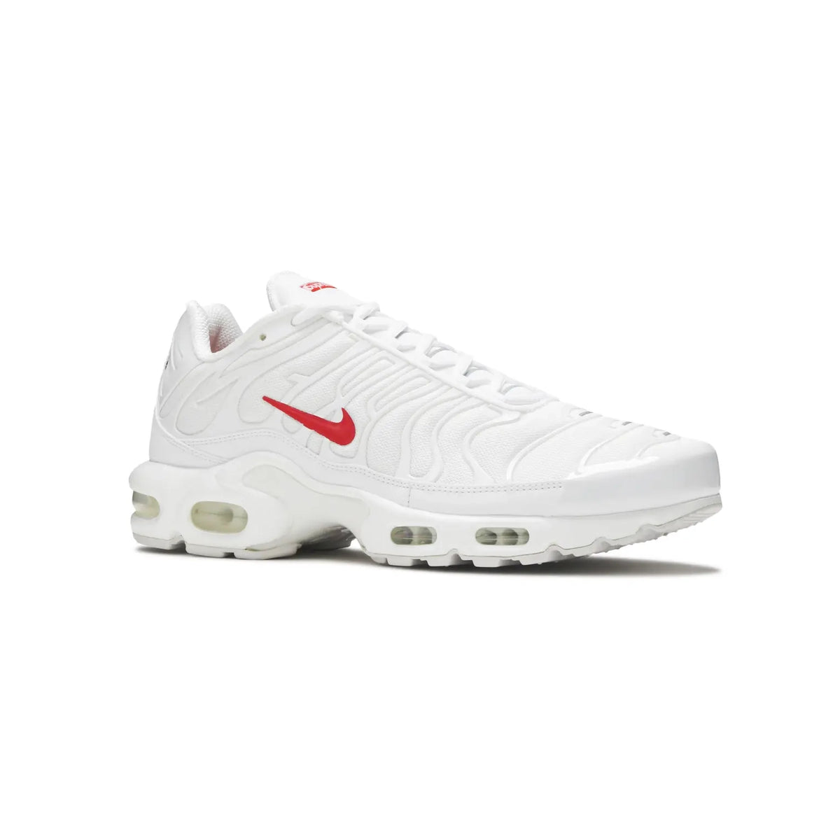 Nike Air Max Plus x Supreme White Speed Red - vista 2