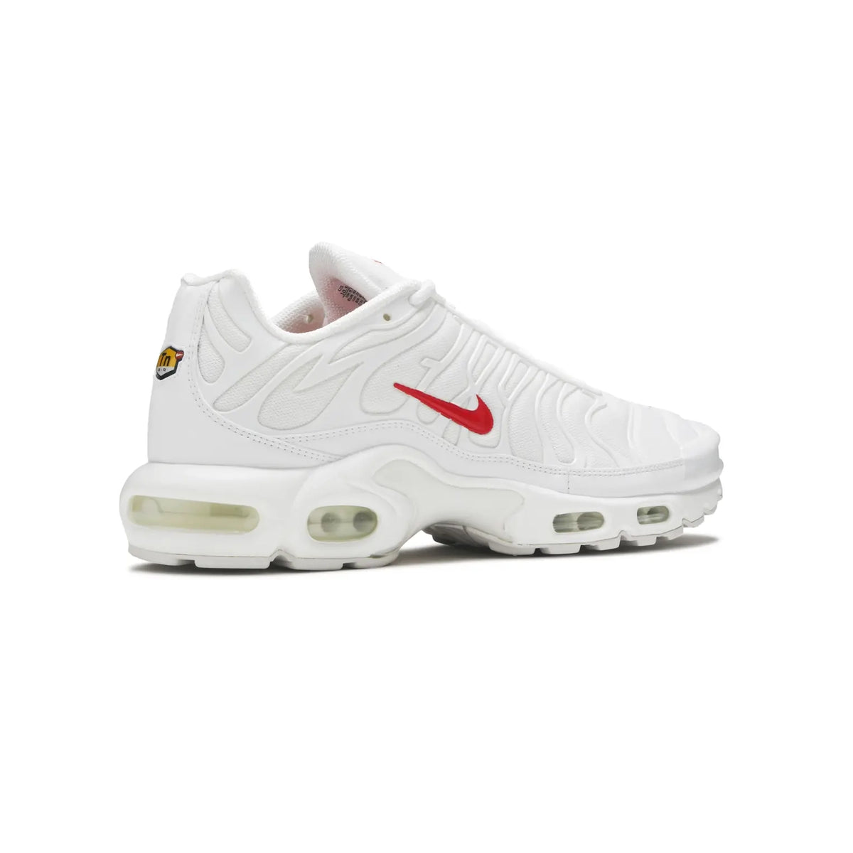 Nike Air Max Plus x Supreme White Speed Red - vista 3