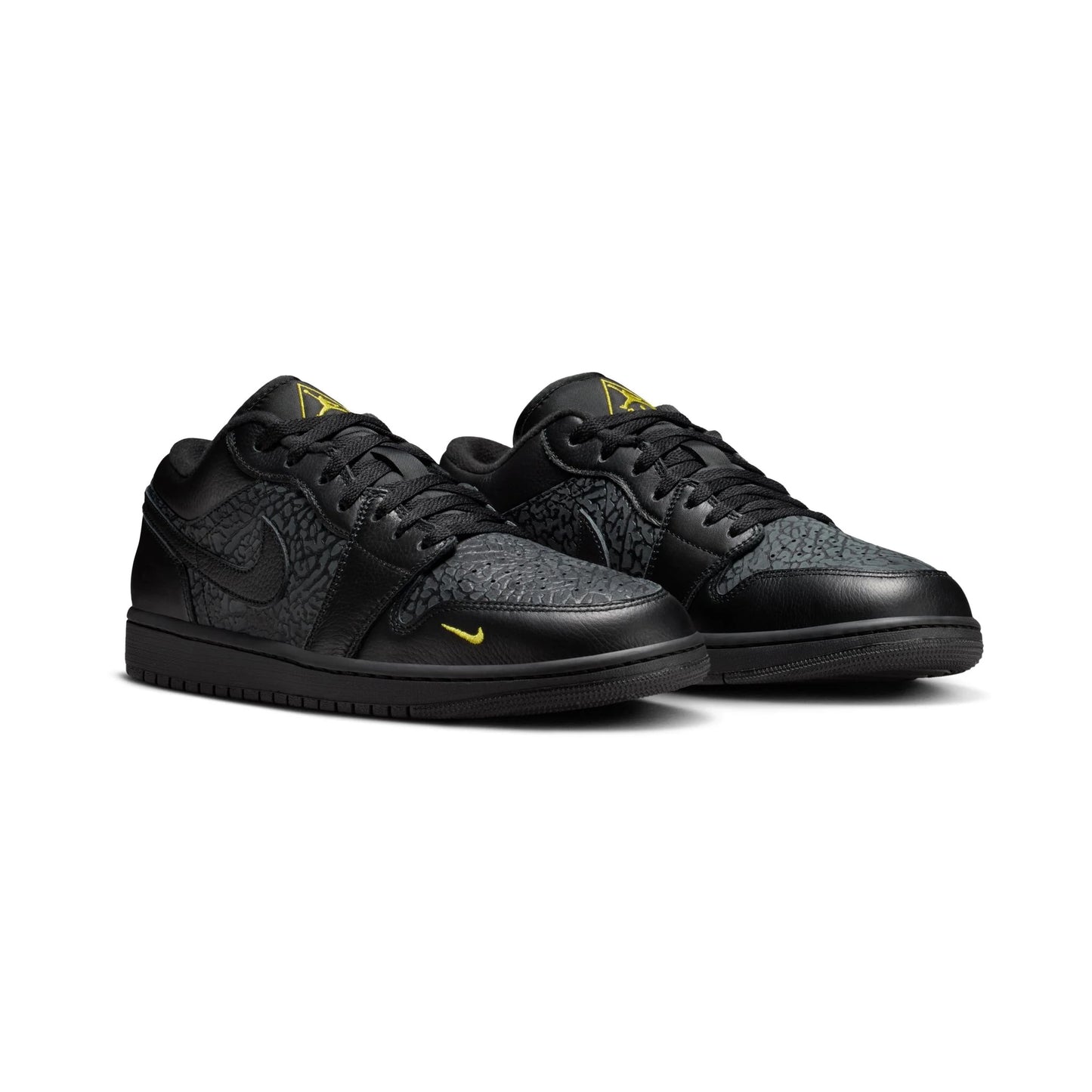 Air Jordan 1 Low Black Elephant Print