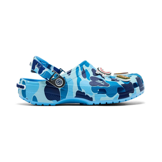 Crocs Classic Clog x BAPE ABC Camo Blue