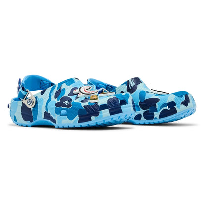 Crocs Classic Clog x BAPE ABC Camo Blue