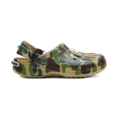 Crocs Classic Clog x BAPE ABC Camo Green
