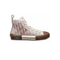 Dior B23 high top sneaker Coffee White