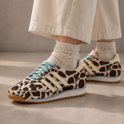 Adidas SL 72 Cow Print Crystal Linen