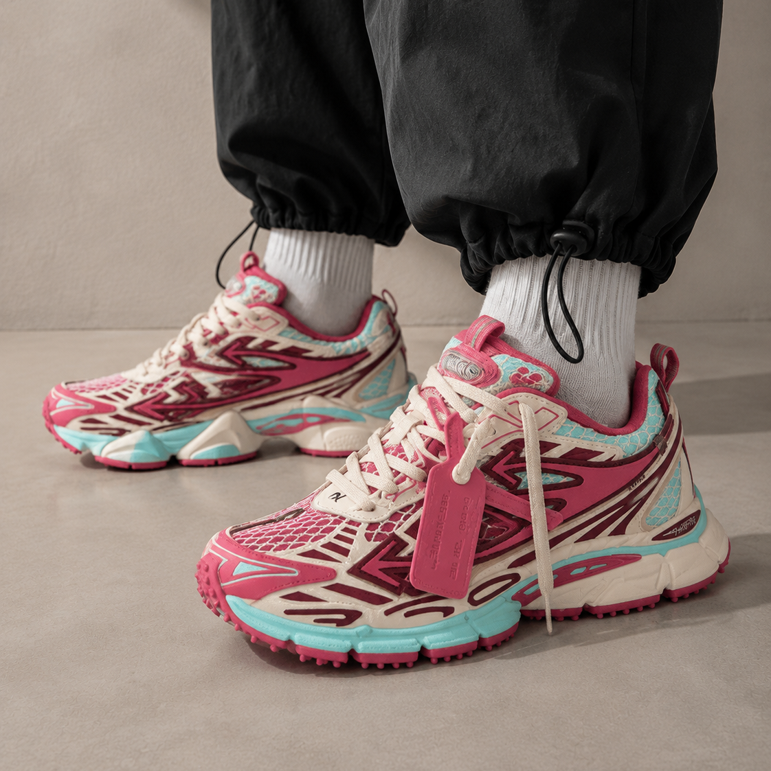 Off-White Be Right Back Rose Red Celeste