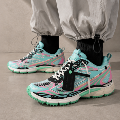 Off-White Be Right Back Fishnet Aqua Mint
