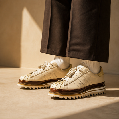 Adidas Superstar x Clot by Edison Chen Milk Tea - vista 5