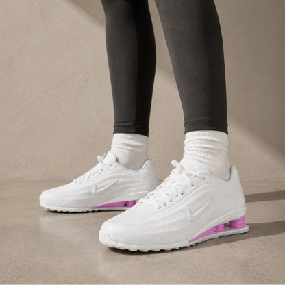 Nike Shox Z White Light Magenta - vista 5