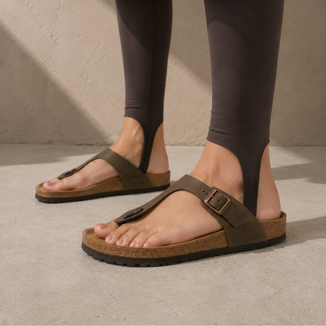 Birkenstock Gizeh Brown - vista 4