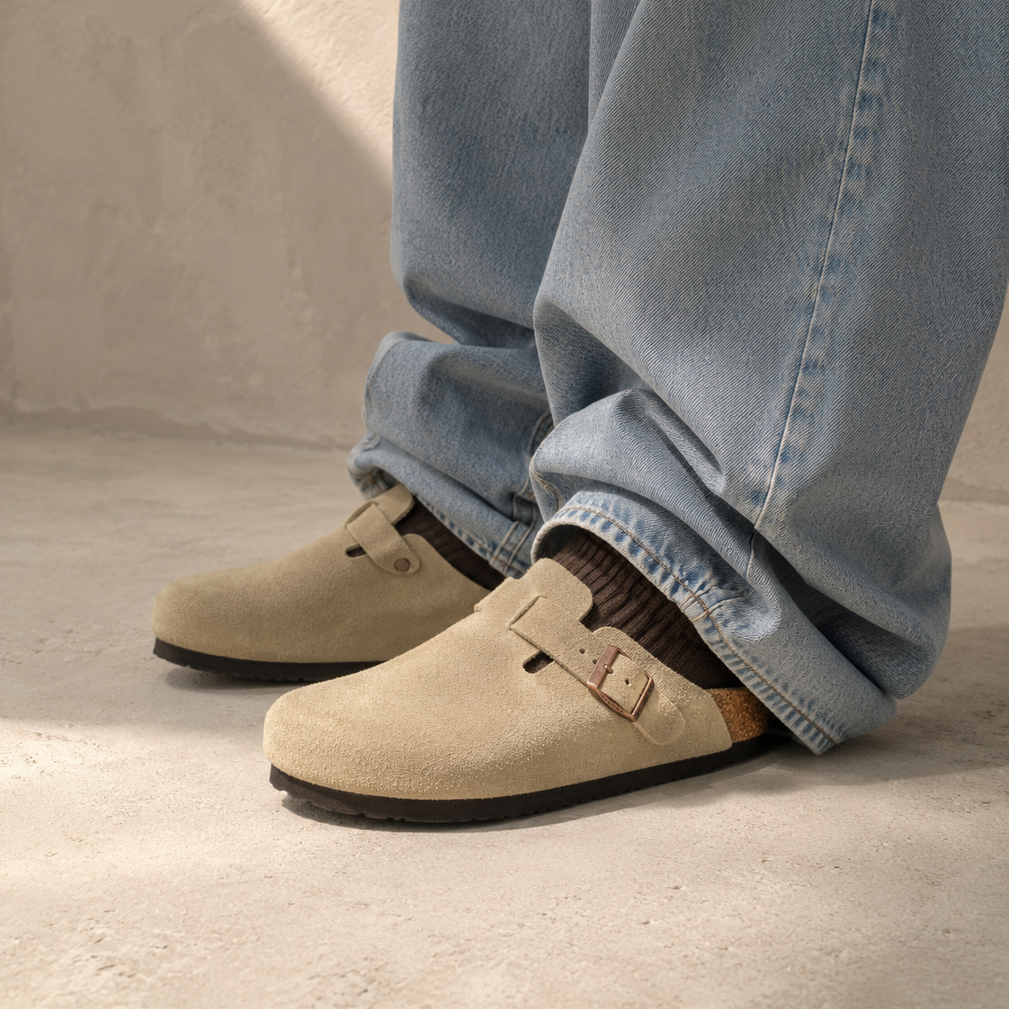Birkenstock Boston Beige
