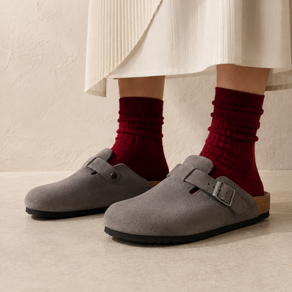 Birkenstock Boston Grey