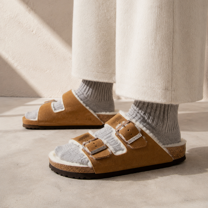 Birkenstock Arizona Shearling Light Brown