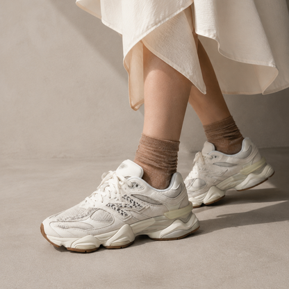 New Balance 9060 Sea Salt Leopard Print