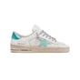 Golden Goose Stardan White Aqua Green
