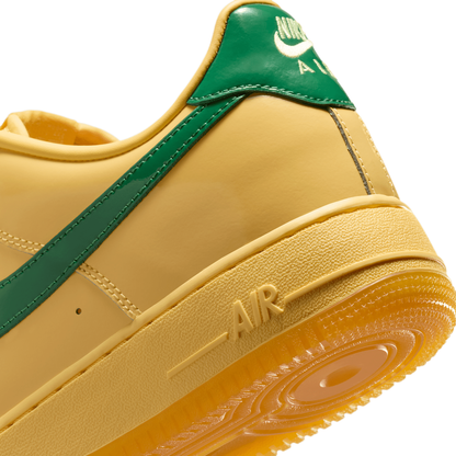 Nike Air Force 1 Low Patent Leather Topaz Gold Pine Green
