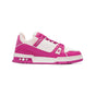 Louis Vuitton LV White Pink Leather