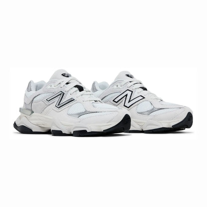 New Balance 9060 White Black Metallic Silver