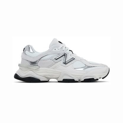 New Balance 9060 White Black Metallic Silver