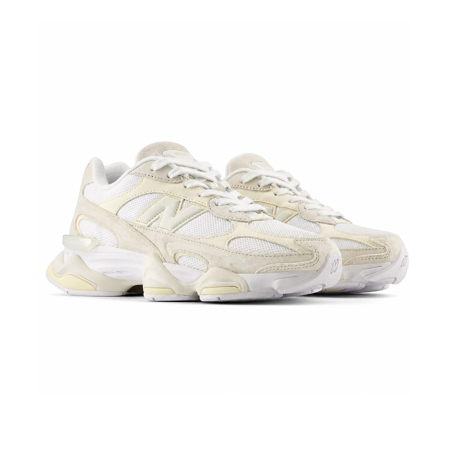 New Balance 9060R Beige White Suede Mesh