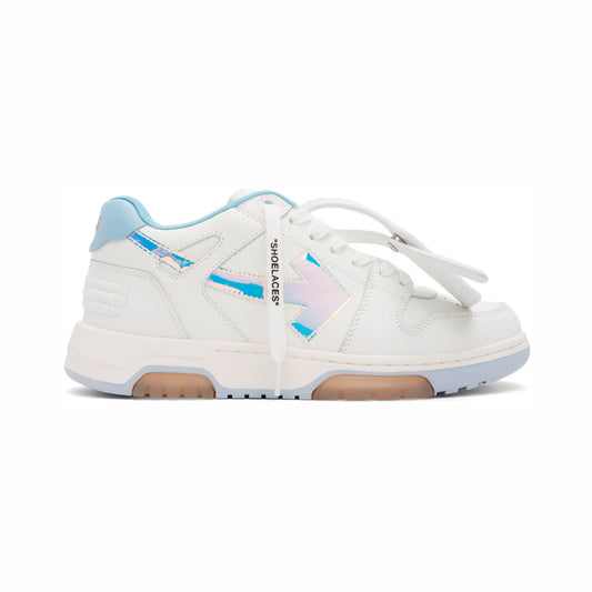 Off-White Out Of Office Leather White Iridescent Blue
