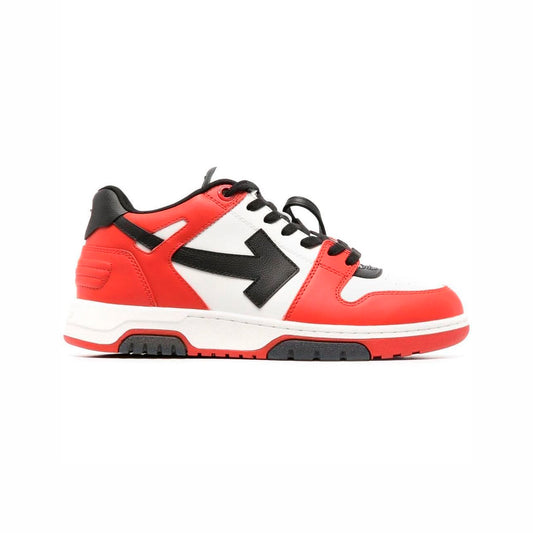 Off-White Out Of Office Leather White Red and Black