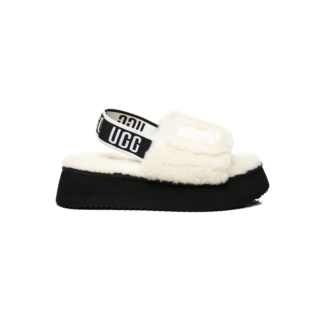 UGG Disco Slide White Black