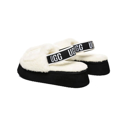 UGG Disco Slide White Black